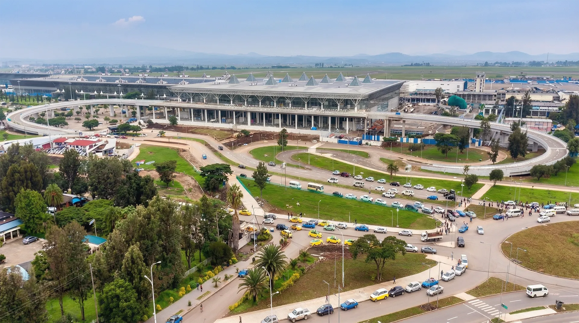 Nuova runway dell'aeroporto internazionale Bole di Addis Abeba