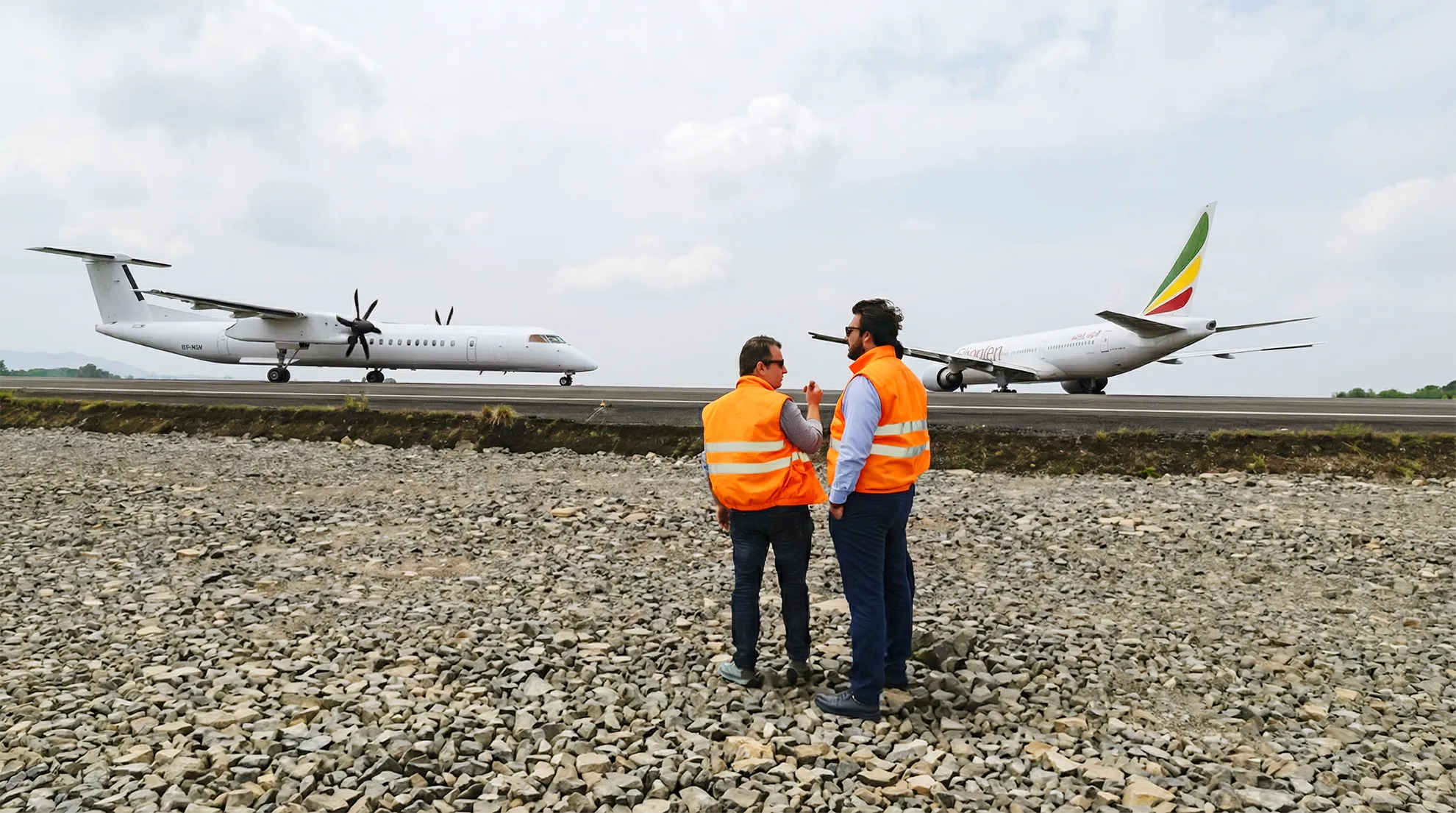 Nuova runway dell'aeroporto internazionale Bole di Addis Abeba