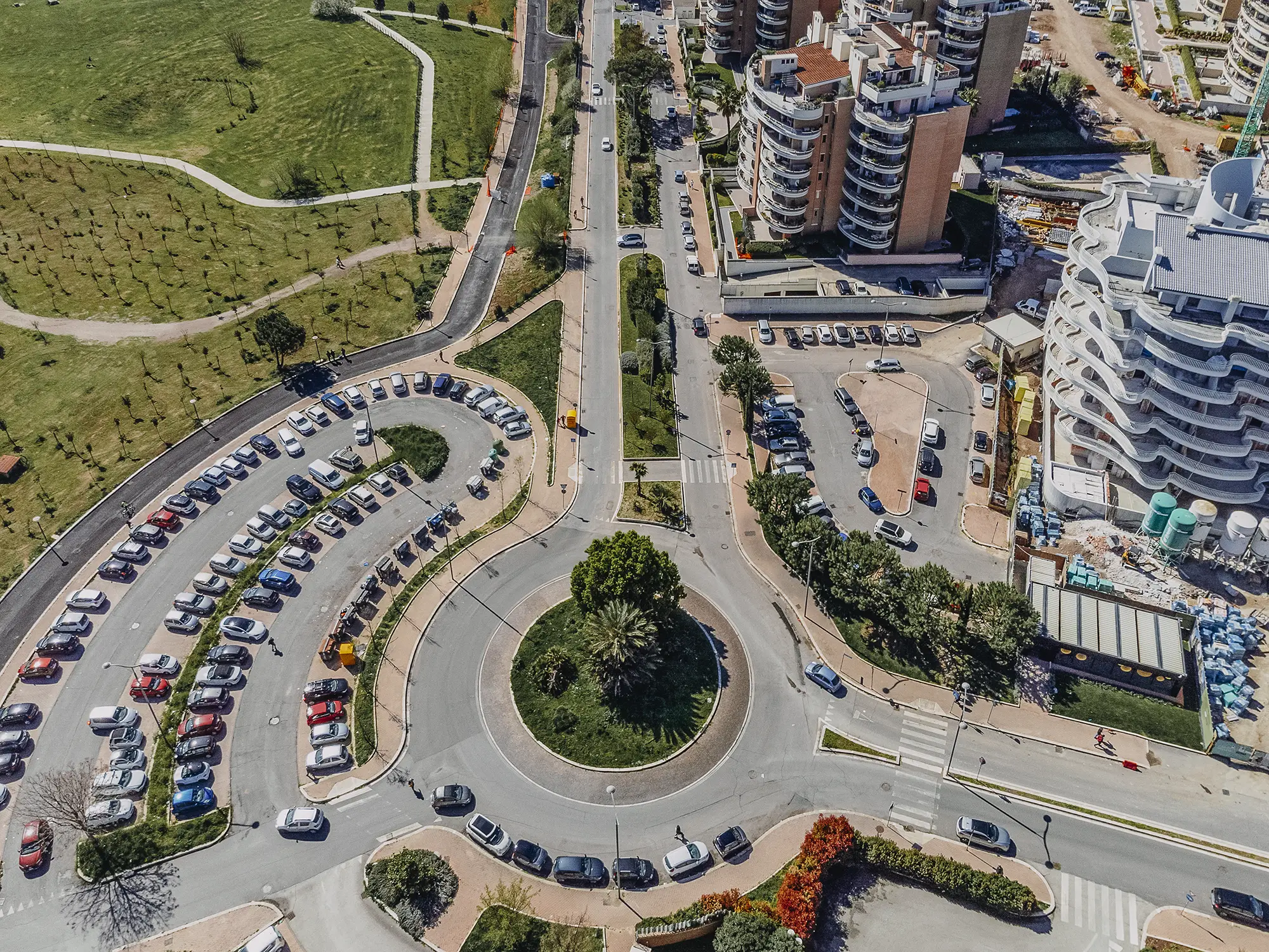 Viabilità e infrastrutture del Parco Talenti a Roma