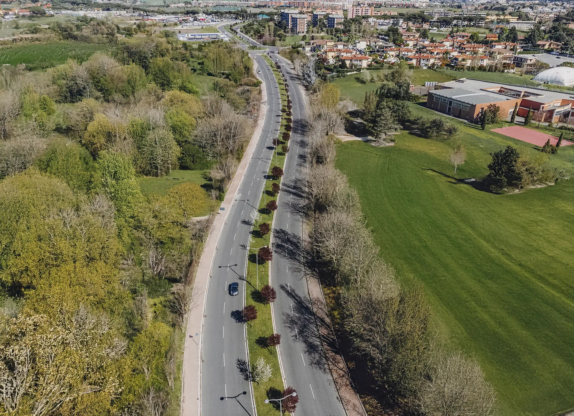 Viabilità e infrastrutture del Parco Talenti a Roma
