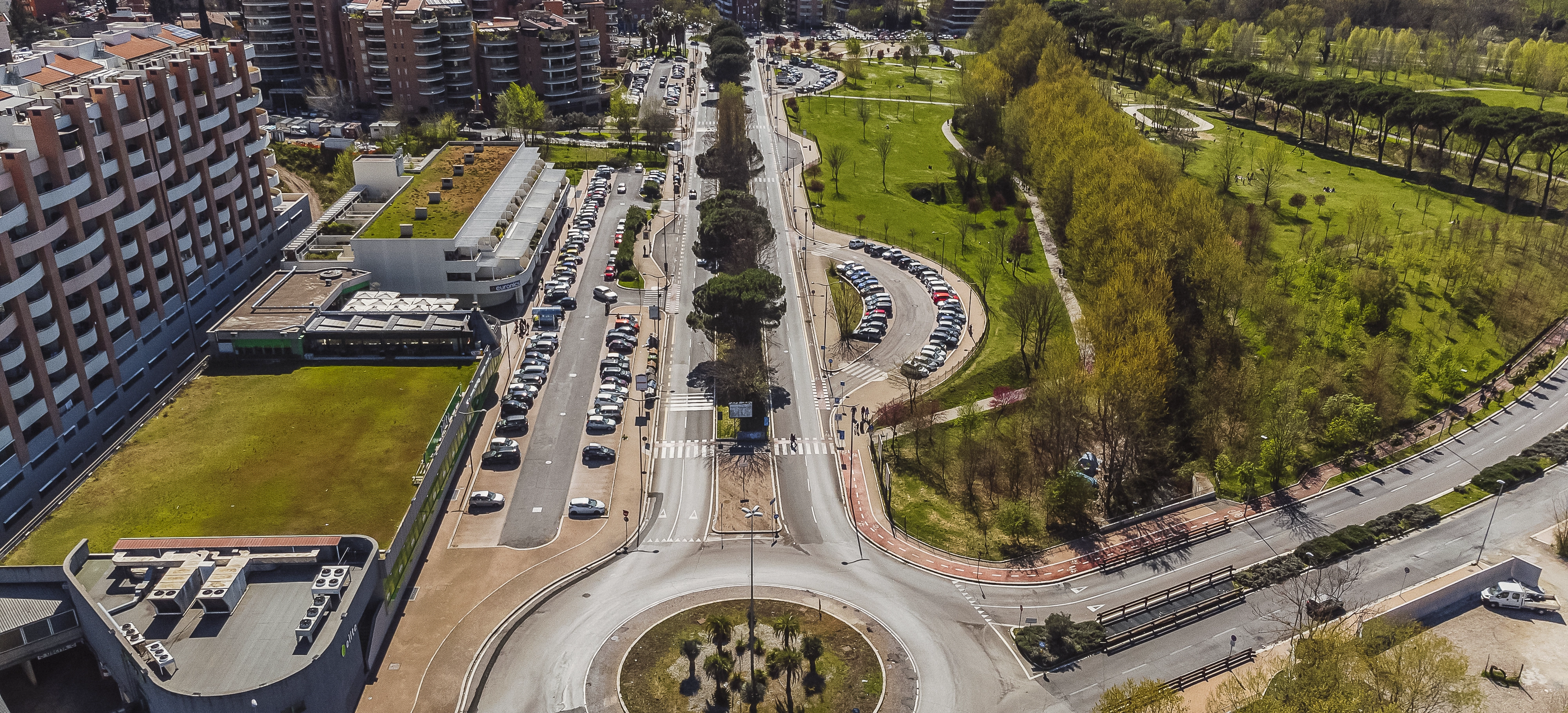 Viabilità e infrastrutture del Parco Talenti a Roma