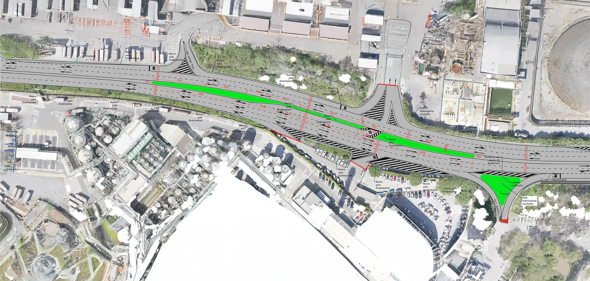 Riqualificazione della strada Savona-Vado Ligure